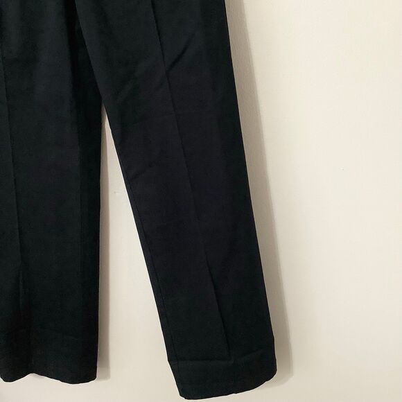 NWT Liz Claiborne Jackie Stretch Straight Leg Black Casual Pants 4 - Picture 4 of 10